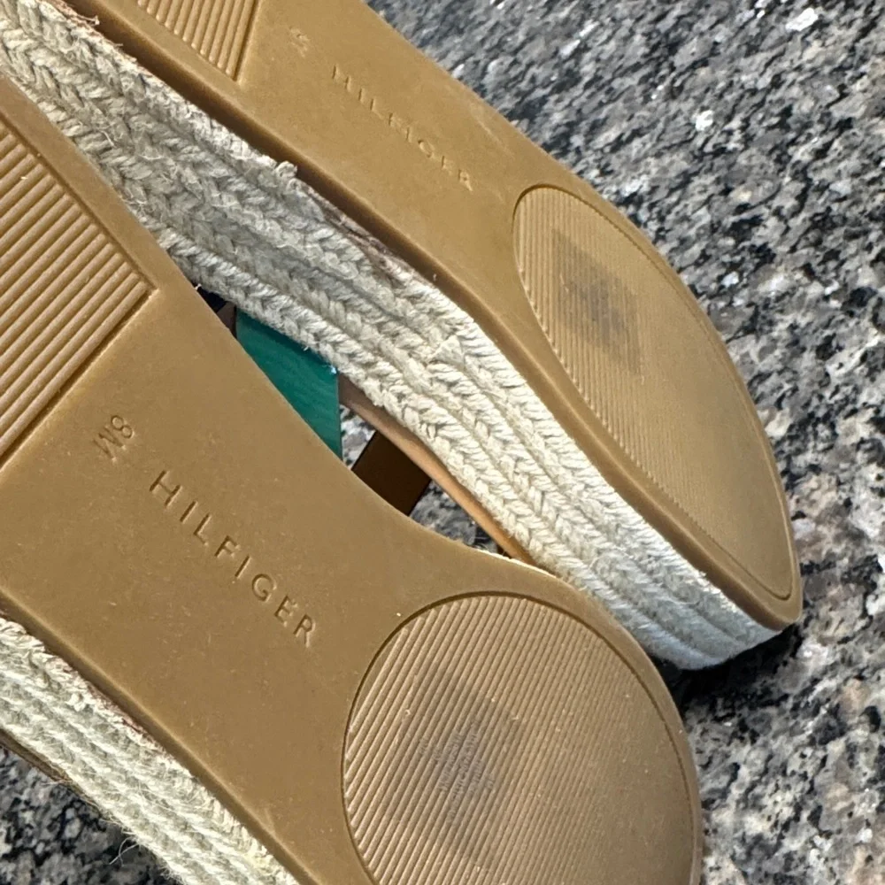 Tommy Hilfiger Navy, Green, and White Espadrilles